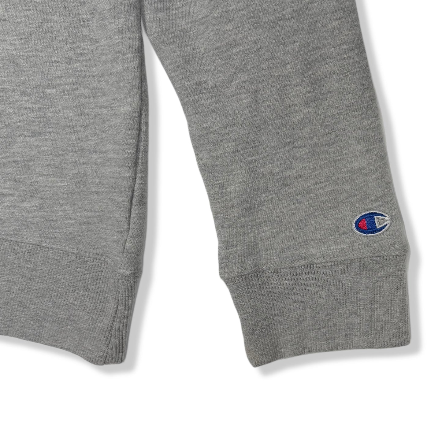 SUDADERA GRIS CON LOGO BORDADO | CHAMPION | M