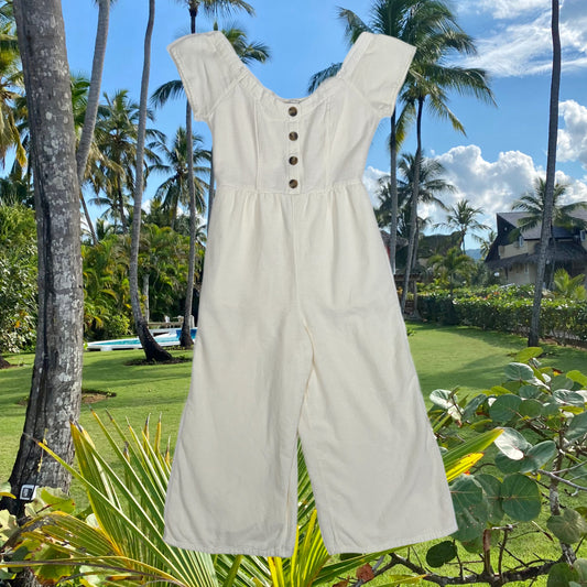JUMPSUIT OFF-WHITE | AMERICAN EAGLE | S