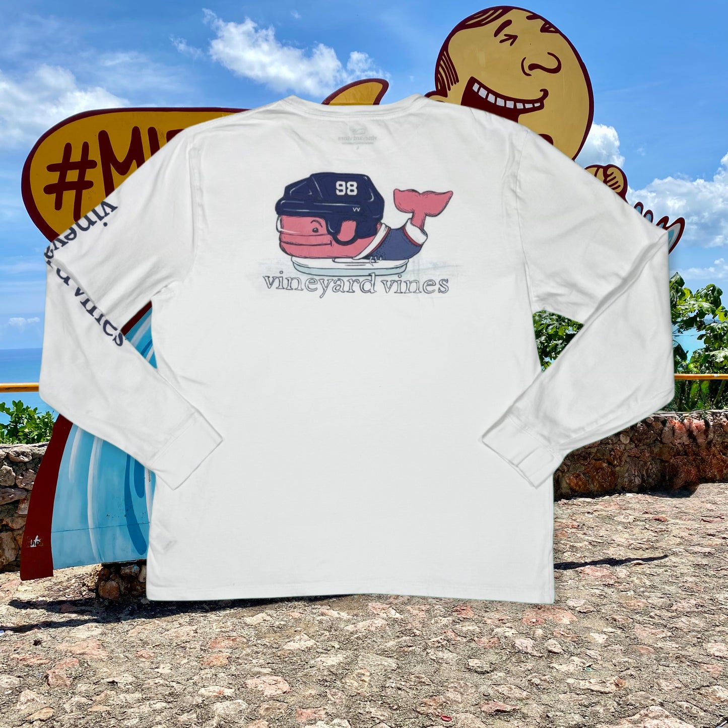 CAMISETA MANGA LARGA BLANCA | VINEYARD VINES | L