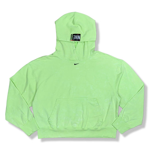 WASHED HOODIE VERDE NEÓN PARA MUJER | NIKE | XS