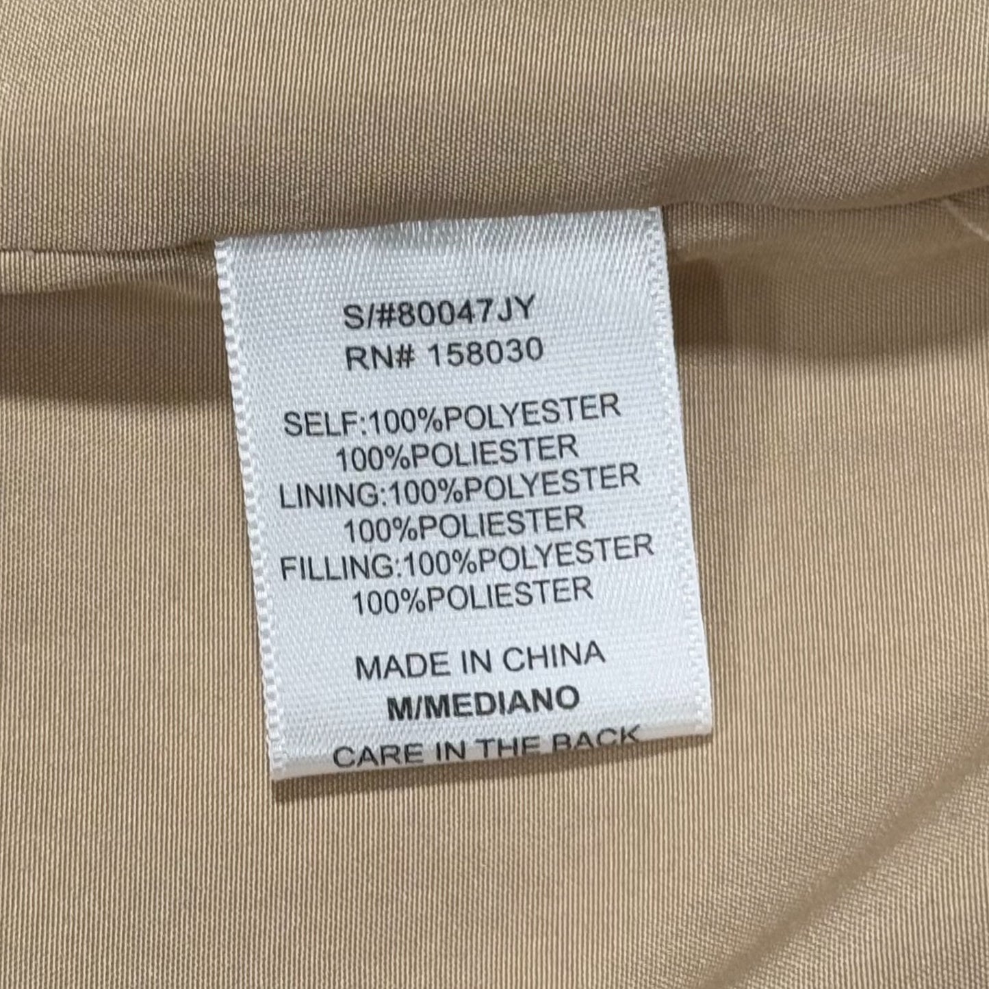 ABRIGO ACOLCHADO | LOVE TREE | TALLA M (OVERSIZE)