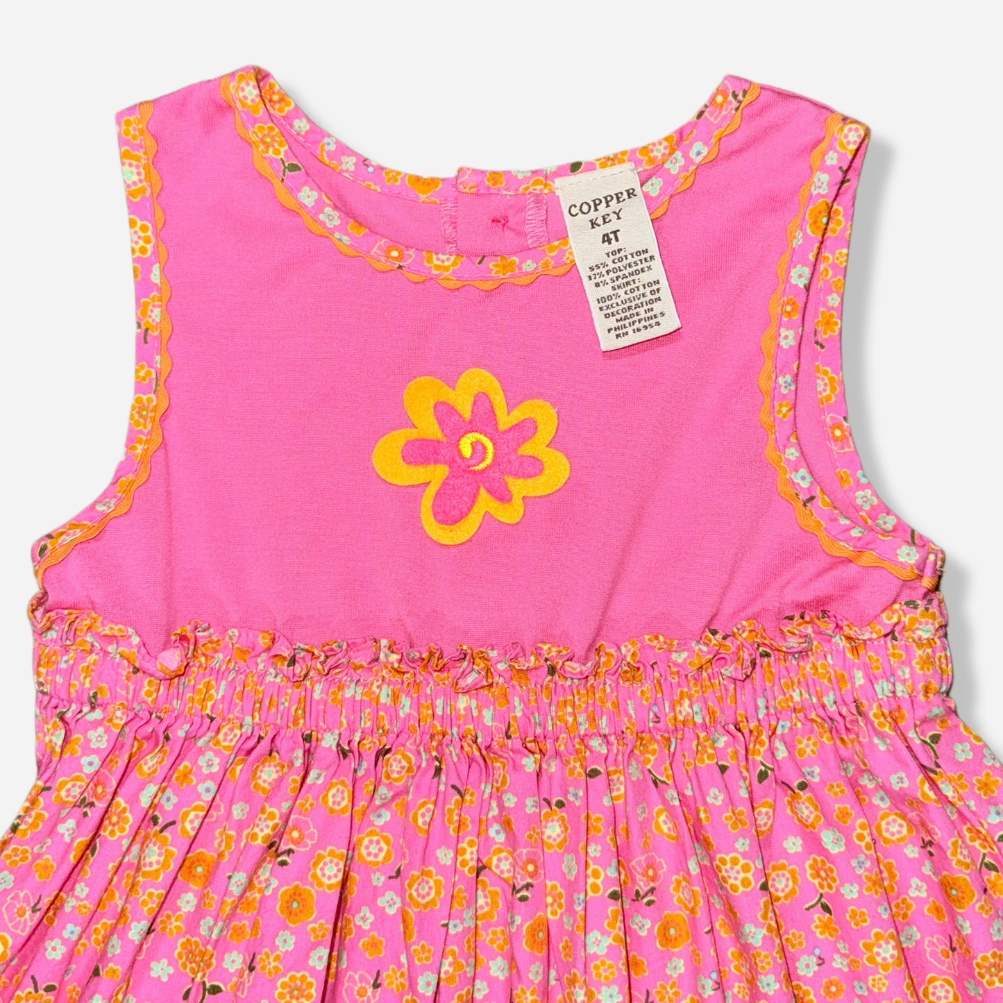 VESTIDO FLORAL PARA NIÑA | COPPER KEY | 4