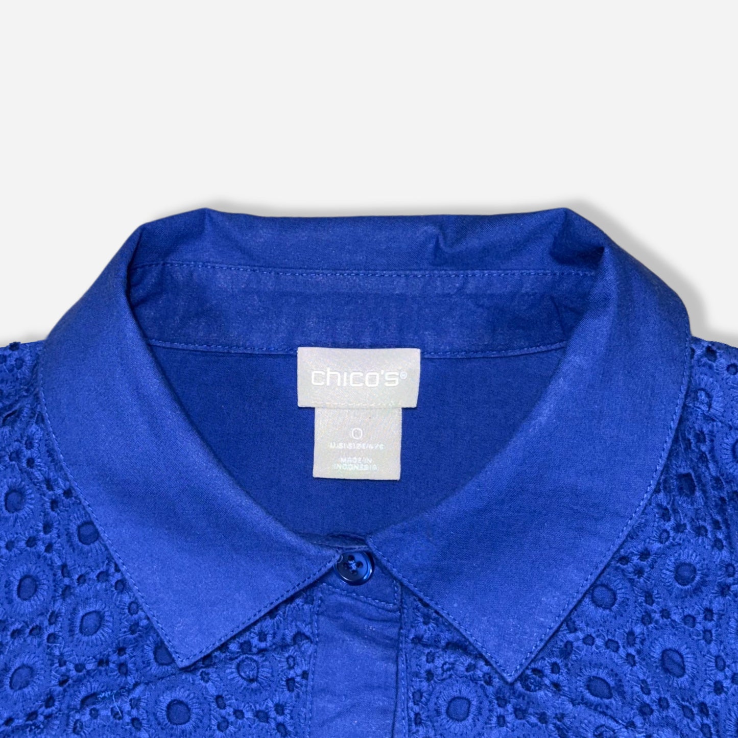 BLUSA DE OJALES | CHICO'S | S