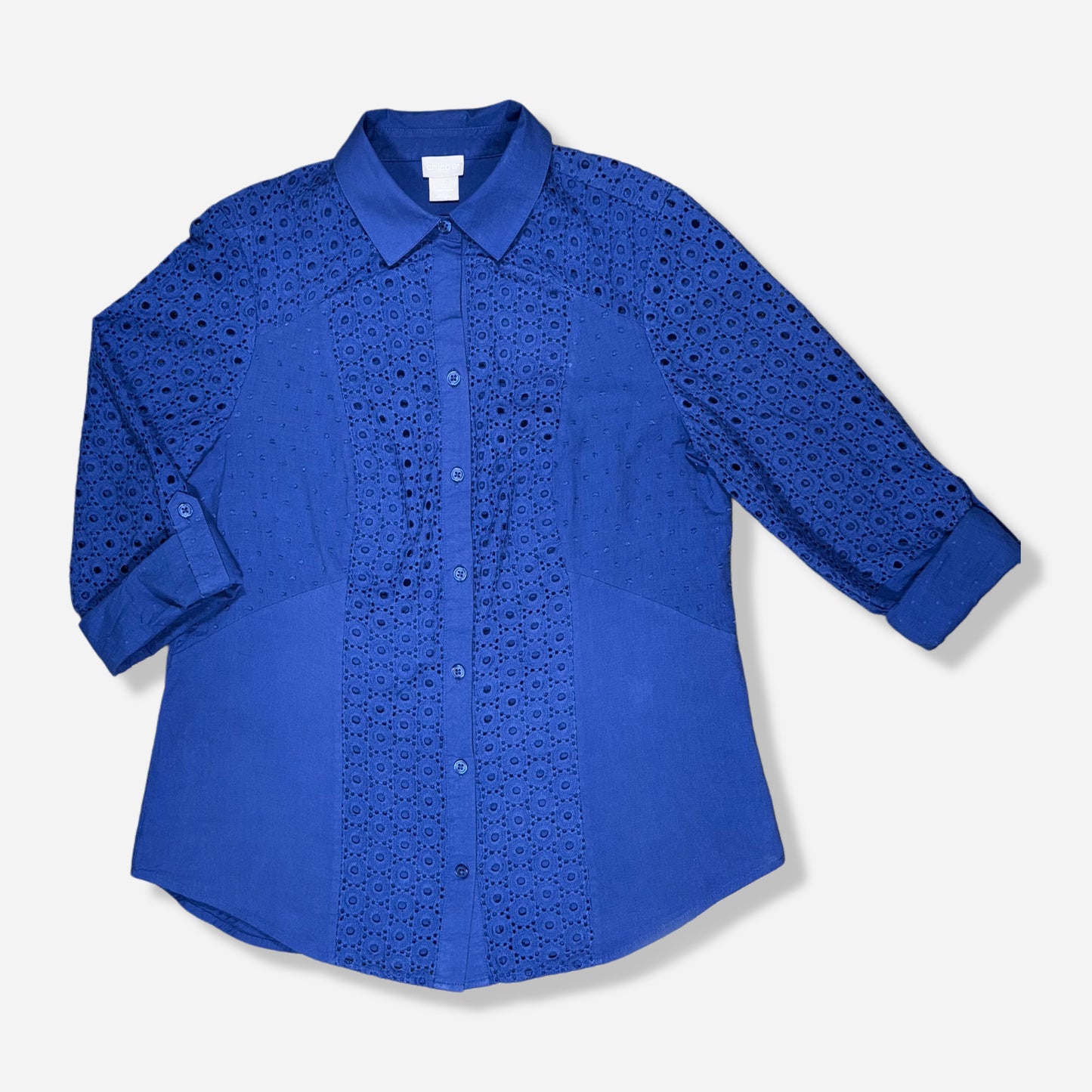 BLUSA DE OJALES | CHICO'S | S