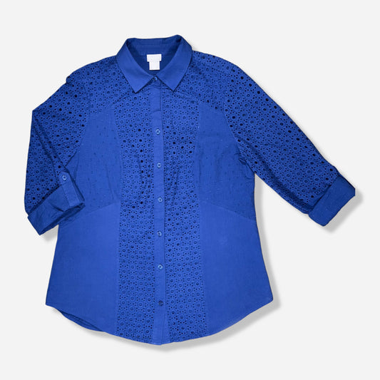 BLUSA DE OJALES | CHICO'S | S