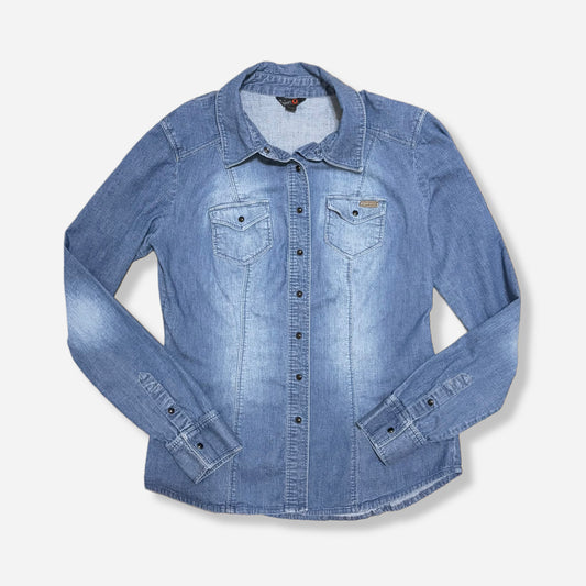 CAMISA DENIM MANGA LARGA | G BY GUESS | S