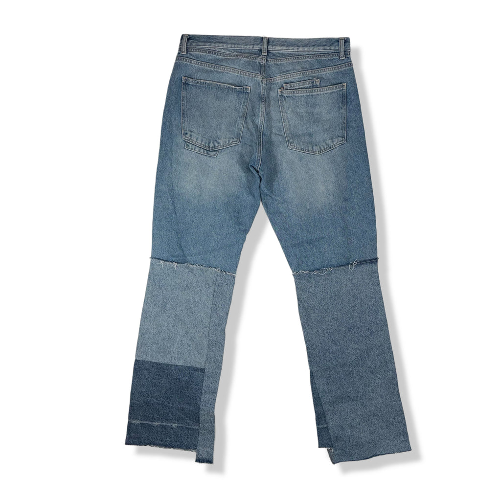 JEANS LOW-RISE PATCHWORK PARA MUJER | ZARA | TALLA 12 (XL)