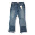 JEANS LOW-RISE PATCHWORK PARA MUJER | ZARA | TALLA 12 (XL)