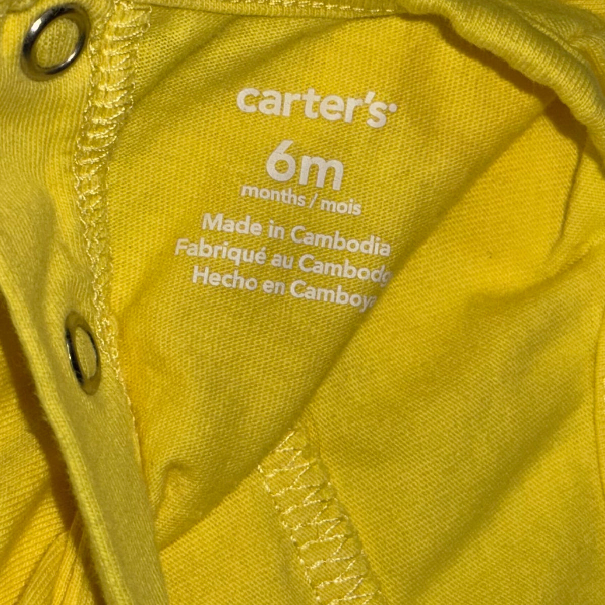ONSIE PARA NIÑAS | CARTER’S | 6M