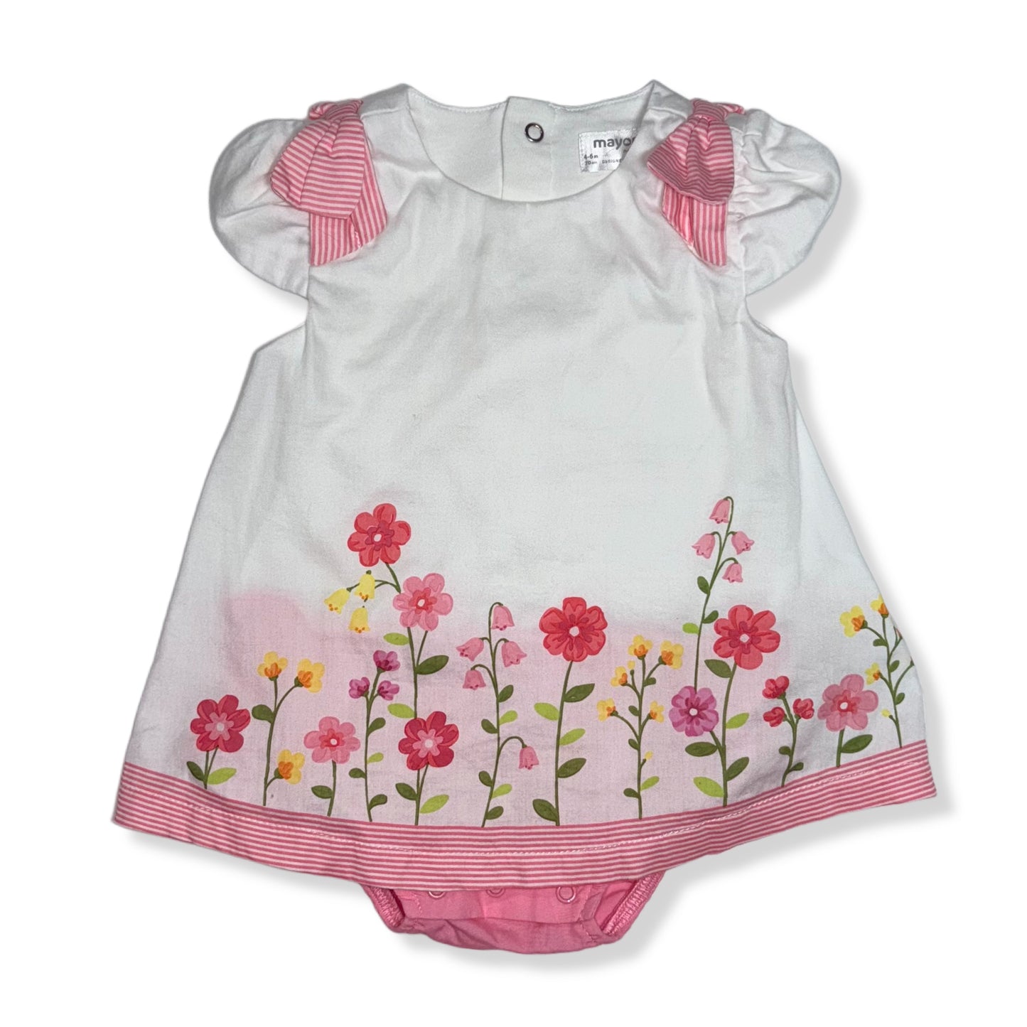 VESTIDO ESTAMPADO DE FLORES | MAYORAL | 6-9M