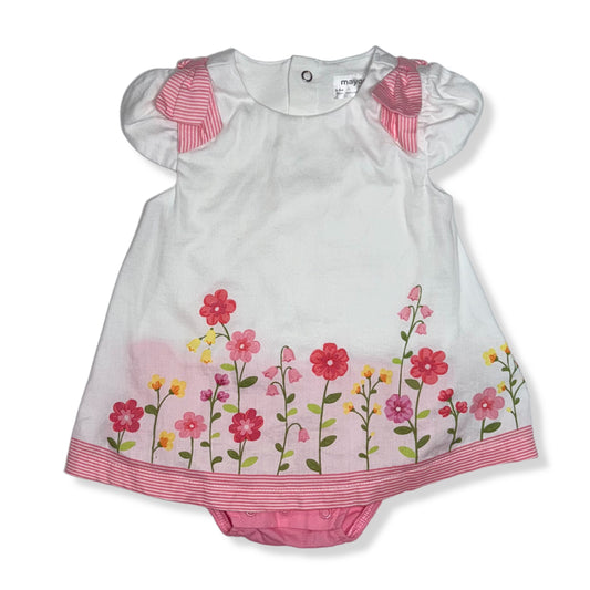 VESTIDO ESTAMPADO DE FLORES | MAYORAL | 6-9M