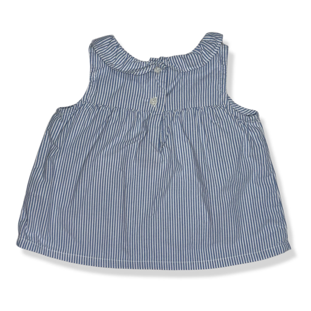 TOP DE RAYAS AZUL | GYMBOREE | 6-12M