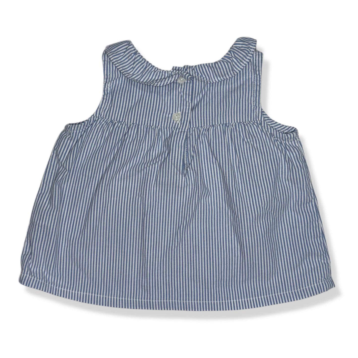 TOP DE RAYAS AZUL PARA BEBÉS | GYMBOREE | 6-12M