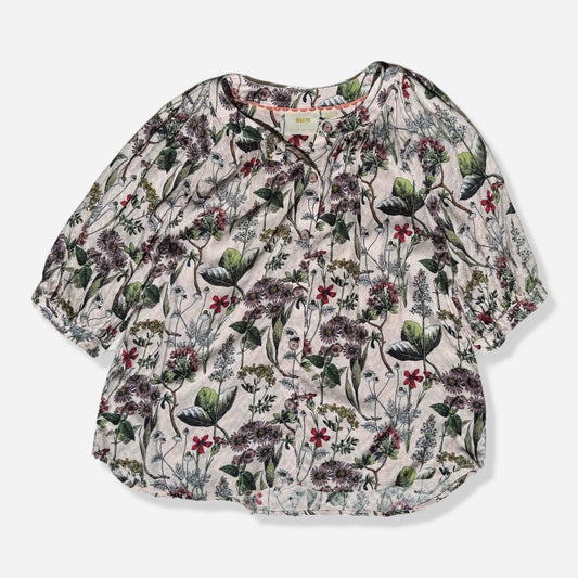BLUSA FLORAL MANGA 3/4 | MAEVE BY ANTHROPOLOGIE | S