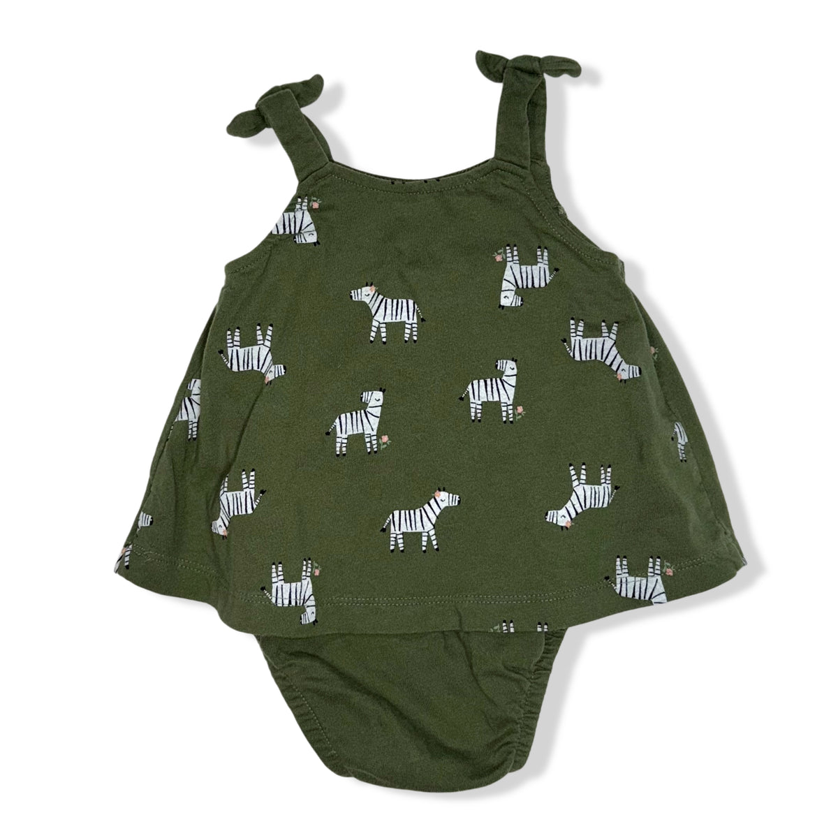 VESTIDO CON ESTAMPADO DE CEBRAS | CARTER’S | 6M
