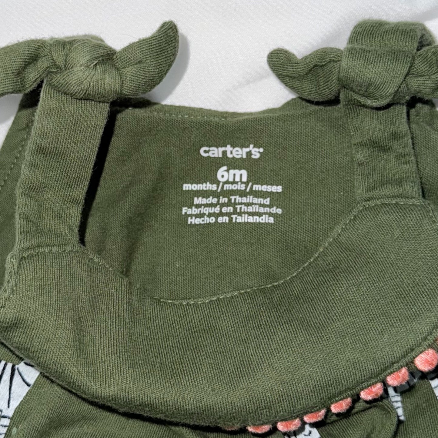 VESTIDO CON ESTAMPADO DE CEBRAS | CARTER’S | 6M