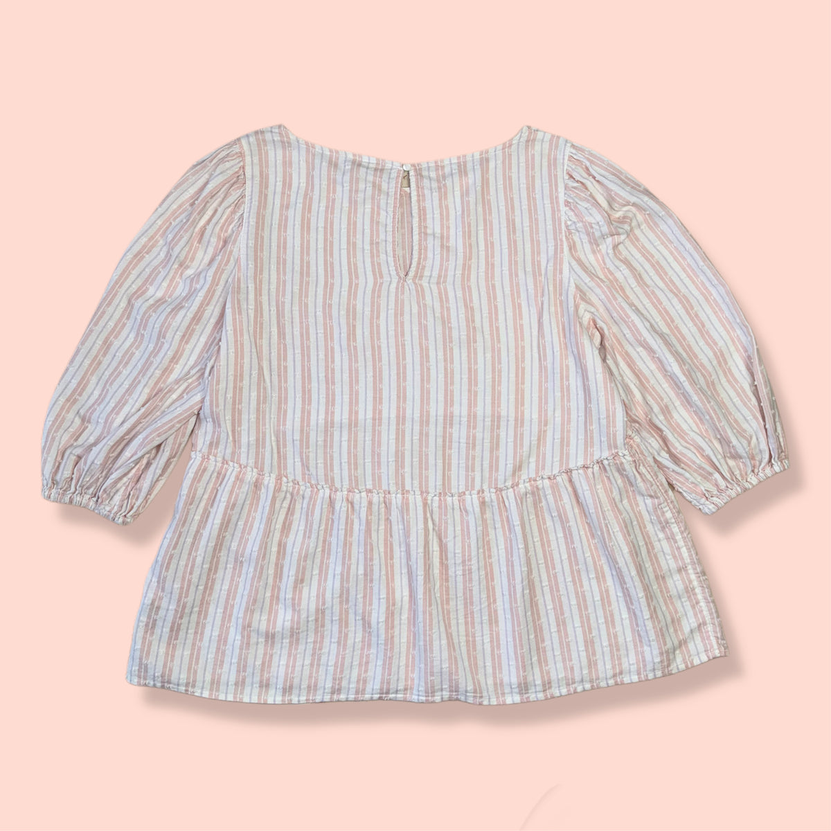 BLUSA DE RAYAS MANGA 3/4 | TIME AND TRU | TALLA M