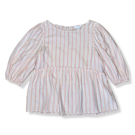 BLUSA DE RAYAS MANGA 3/4 | TIME AND TRU | M