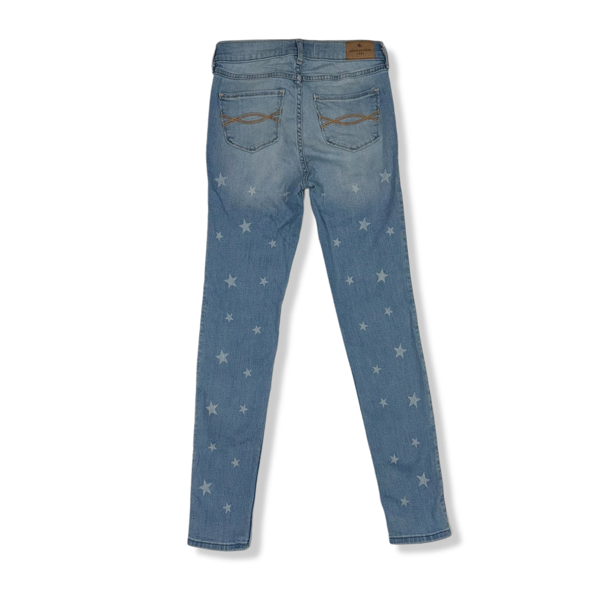 SKINNY JEANS PARA NIÑAS CON ESTAMPADO DE ESTRELLAS | ABERCROMBIE | TALLA 11/12