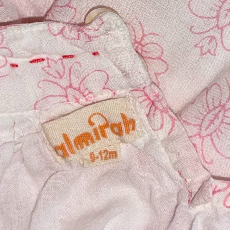 VESTIDO CON MARIPOSAS PARA BEBÉ | ALMIRAH NYC | TALLA 9-12 MESES