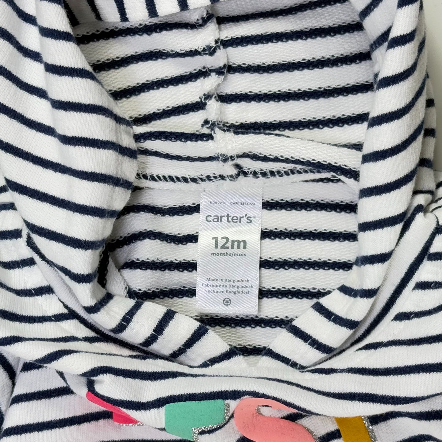 SUDADERA PARA BEBÉS | CARTER'S | TALLA 12M