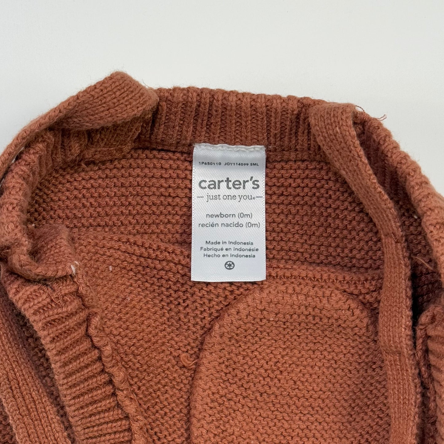 OVERALL DE PUNTO PARA RECIÉN NACIDOS | CARTER’S | NEWBORN