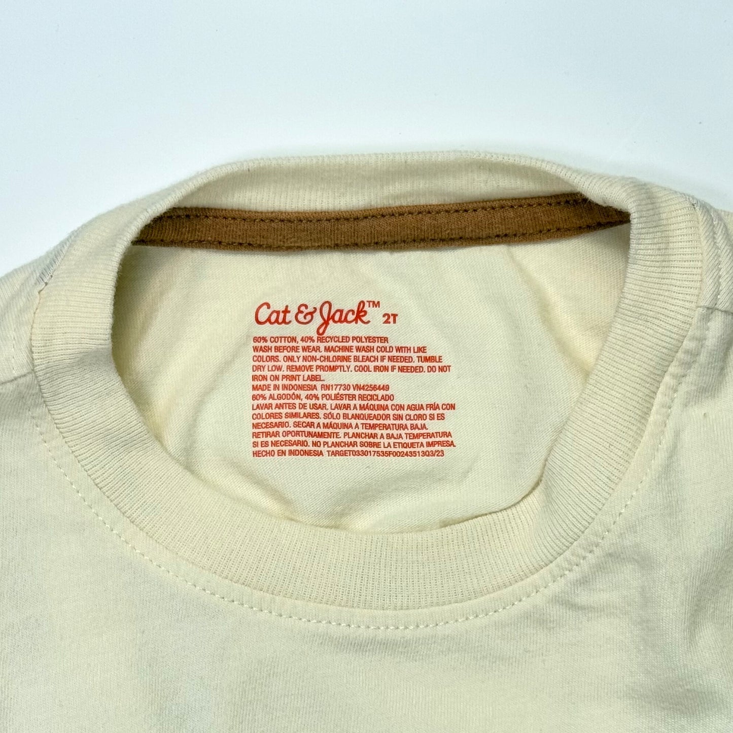 CAMISETA MANGA LARGA COLOR BLOCK | CAT & JACK | 2T