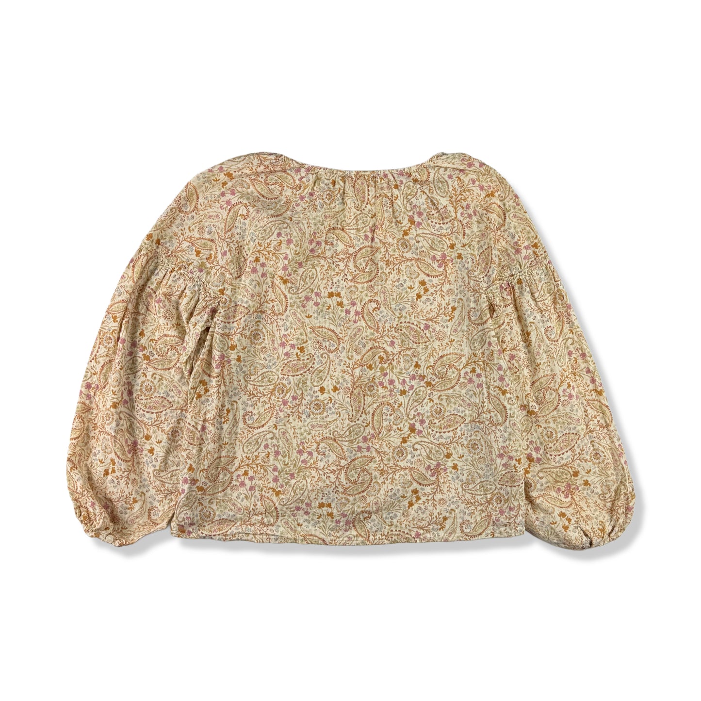 BLUSA CON ESTAMPADO PAISLEY CUELLO EN V | A.N.A. | TALLA M