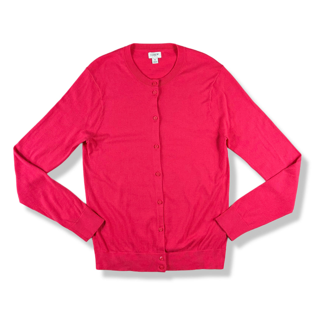 CARDIGAN MAGENTA CON BOTONES | J.CREW | TALLA S
