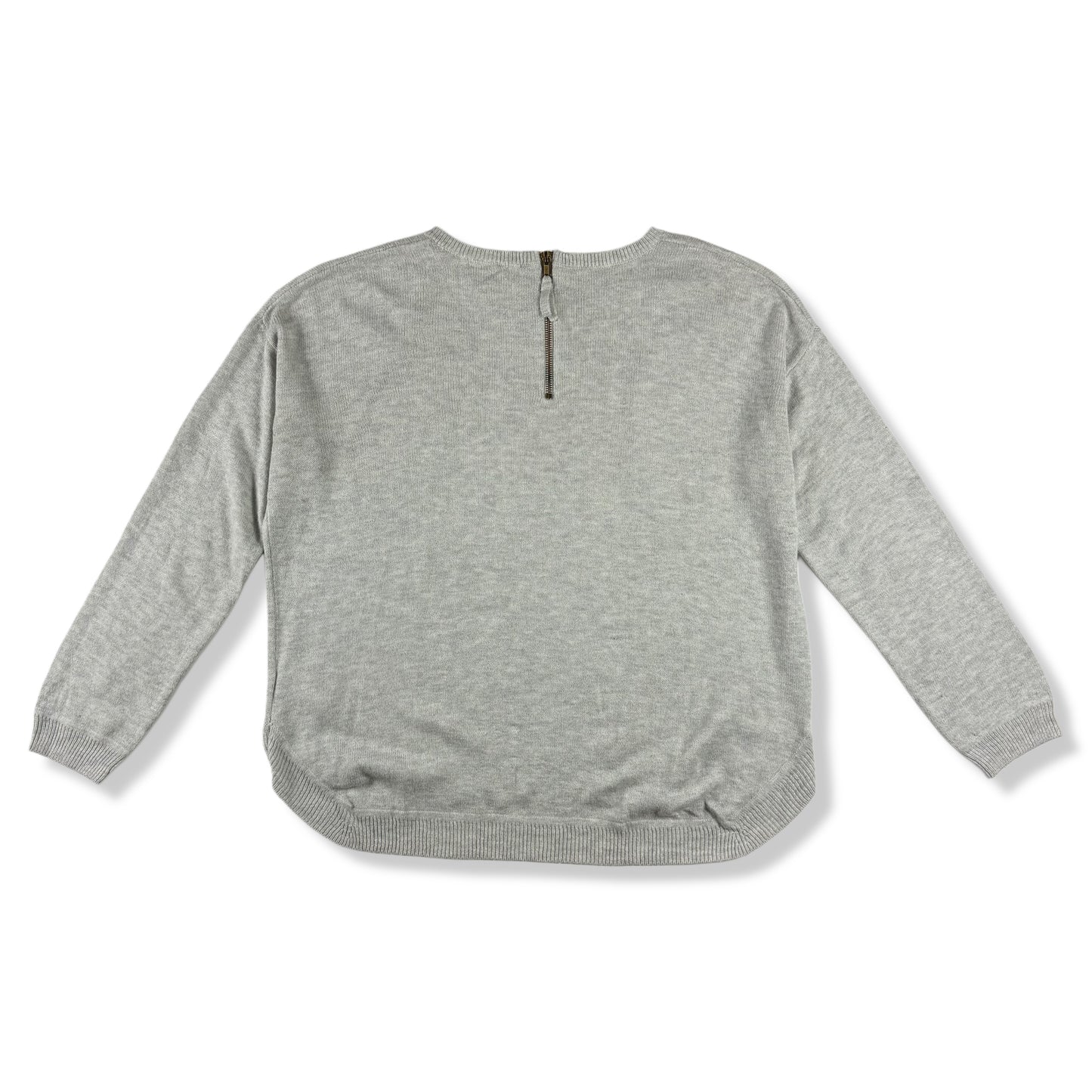 SUÉTER TEJIDO CON ZIPPER TRASERO | H&M | TALLA L