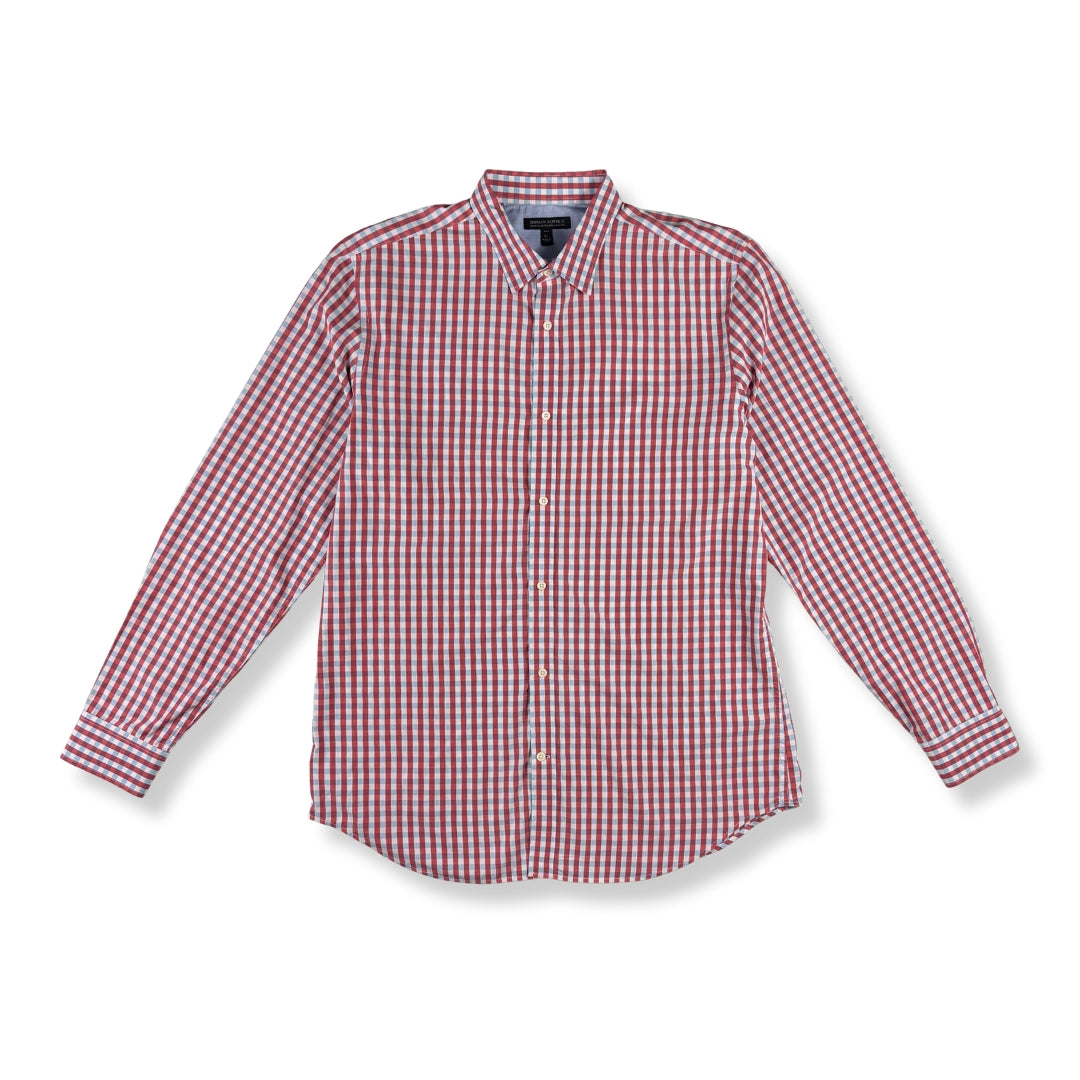 CAMISA DE CUADROS PARA HOMBRE | BANANA REPUBLIC | TALLA XL TALL