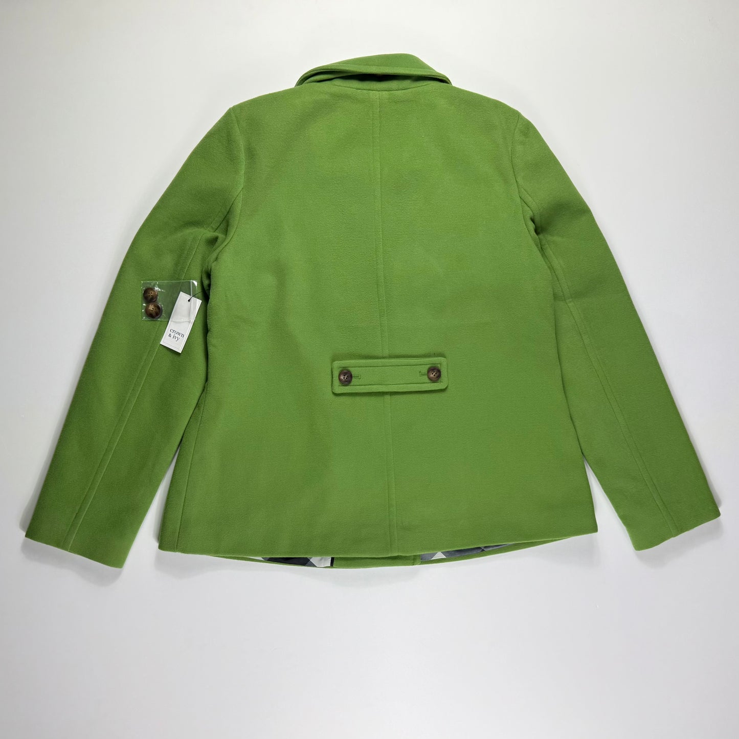 ABRIGO VERDE ESTILO PEA COAT | CROWN & IVY | L