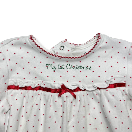 VESTIDO NAVIDEÑO MY 1st CHRISTMAS | LITTLE ME | 9M