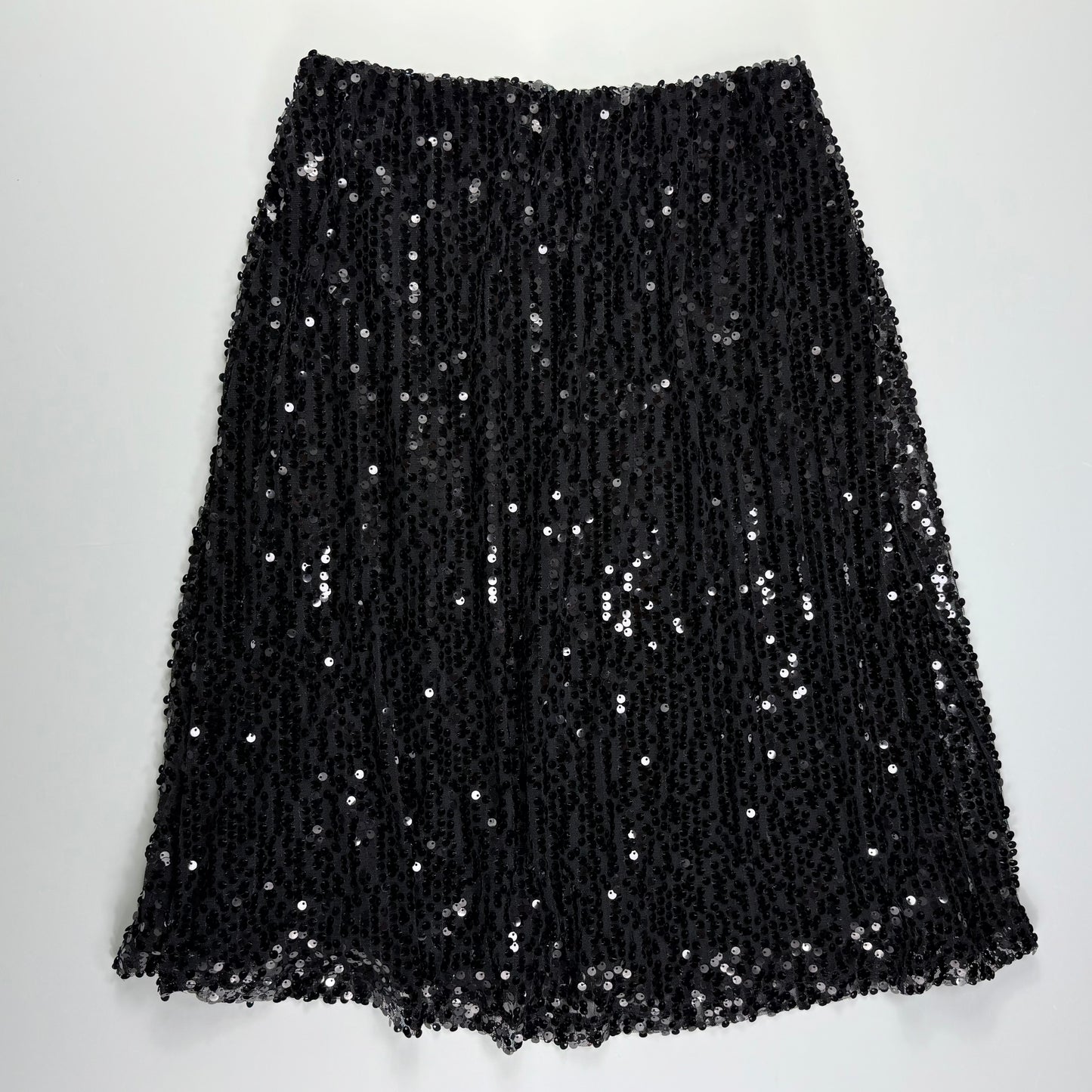 FALDA NEGRA MIDI DE LENTEJUELAS | NV COLLECTION | S