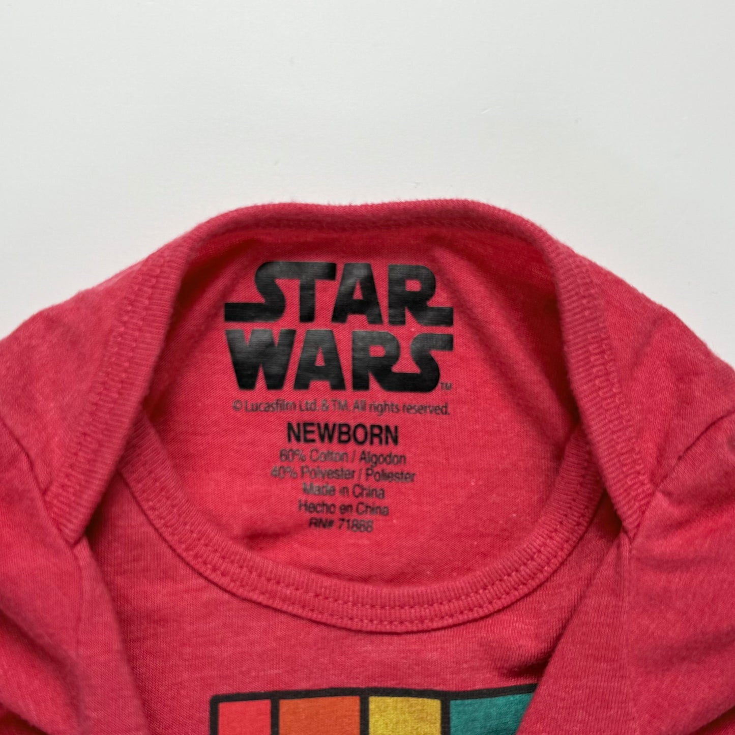 ONESIE DE STAR WARS | TALLA NB