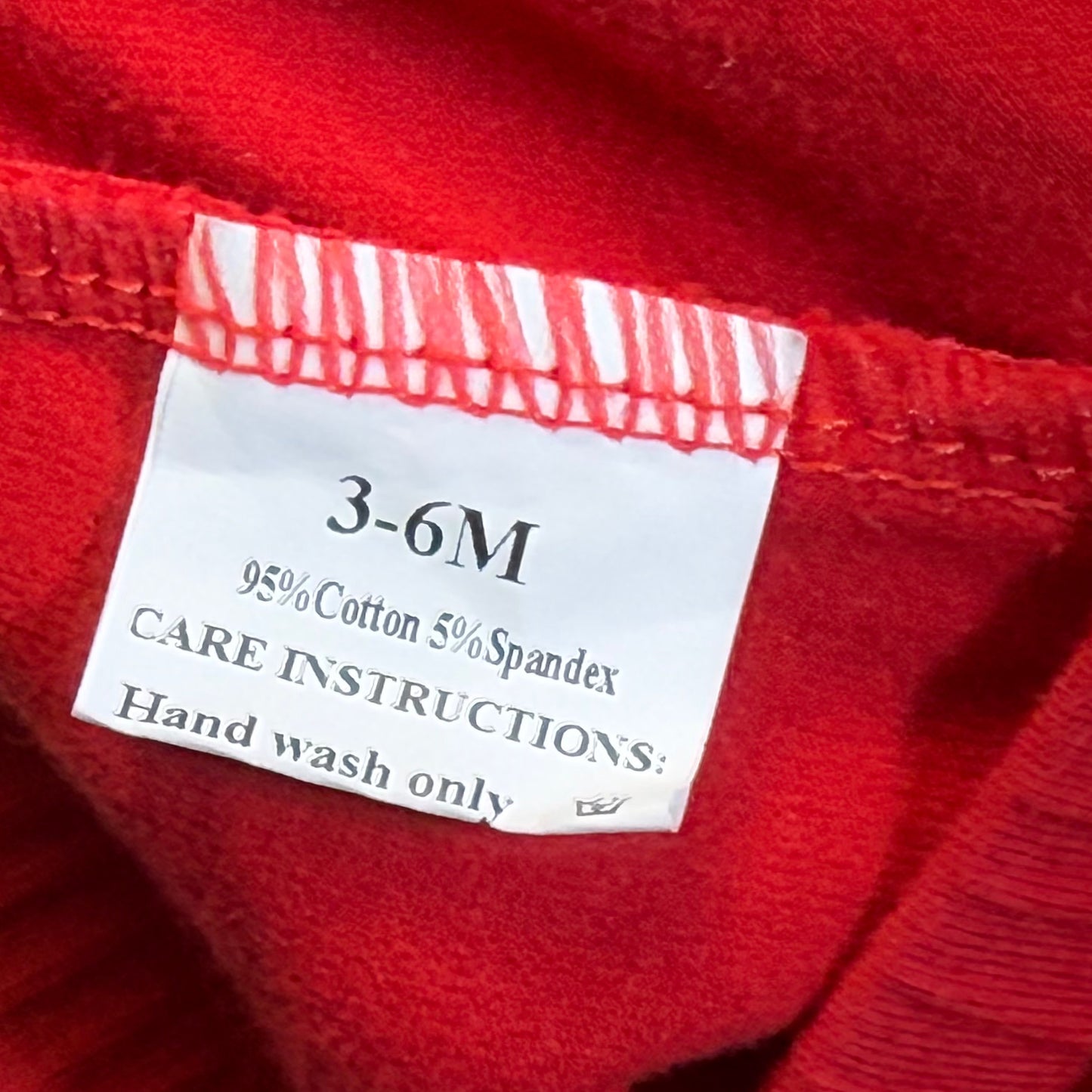 SHORTS ROJOS PARA BEBÉ  | BRYLIN MARIE | TALLA 3-6M