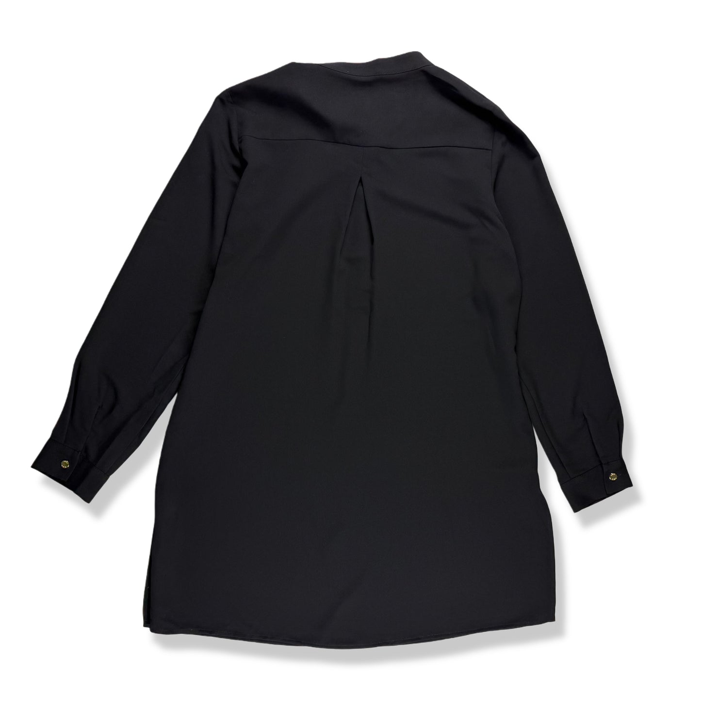 BLUSA NEGRA DE MANGA LARGA | ANNE KLEIN | TALLAS