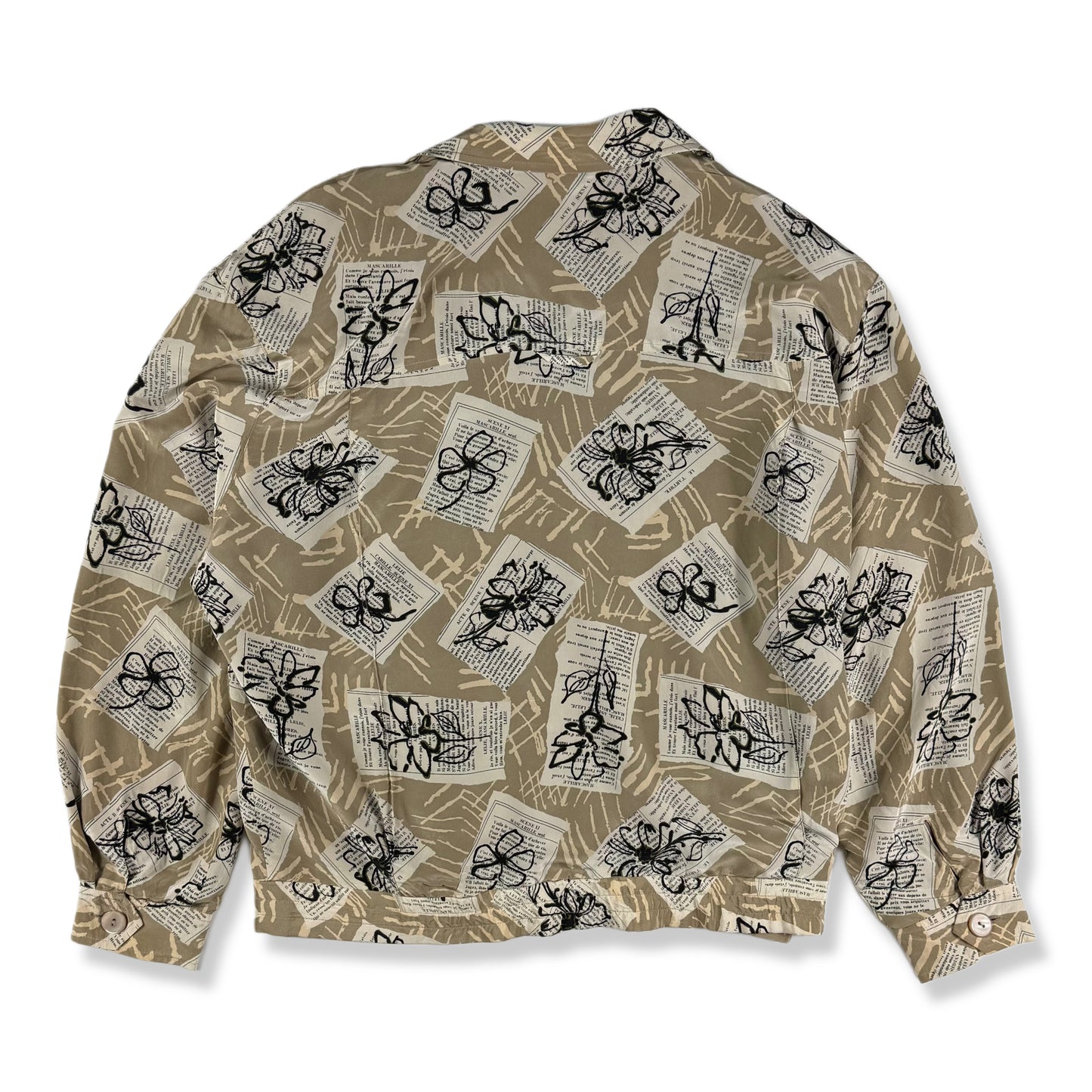 CHAQUETA 90s VINTAGE EN SEDA | SAKS FIFTH AVENUE | TALLA M