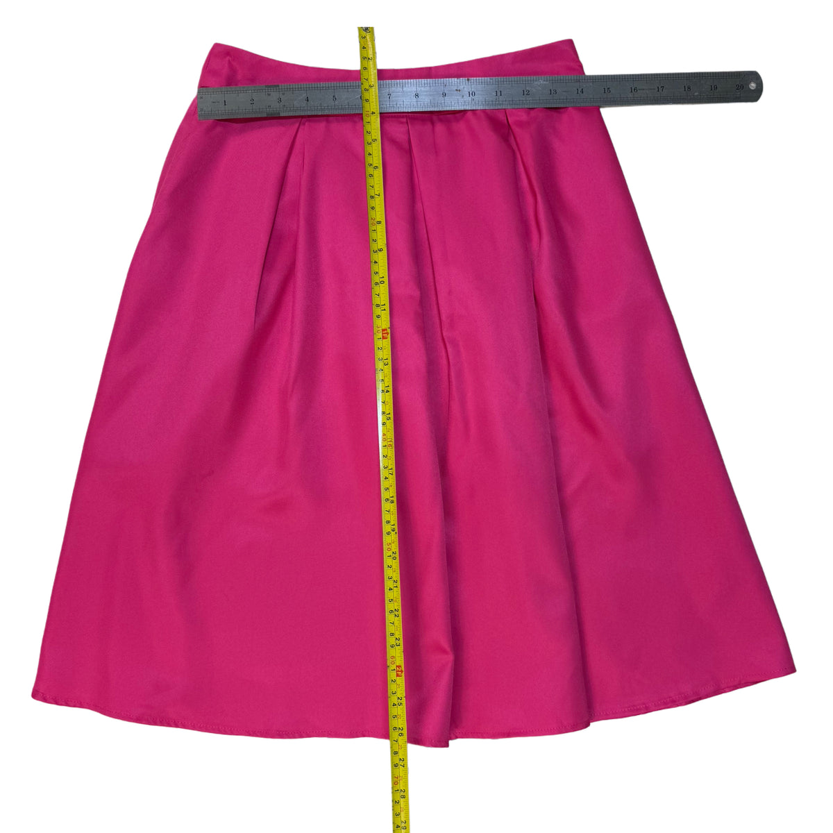 NEW | FALDA MIDI FUCSIA PARA MUJER | YIGE | TALLA 6 (S)