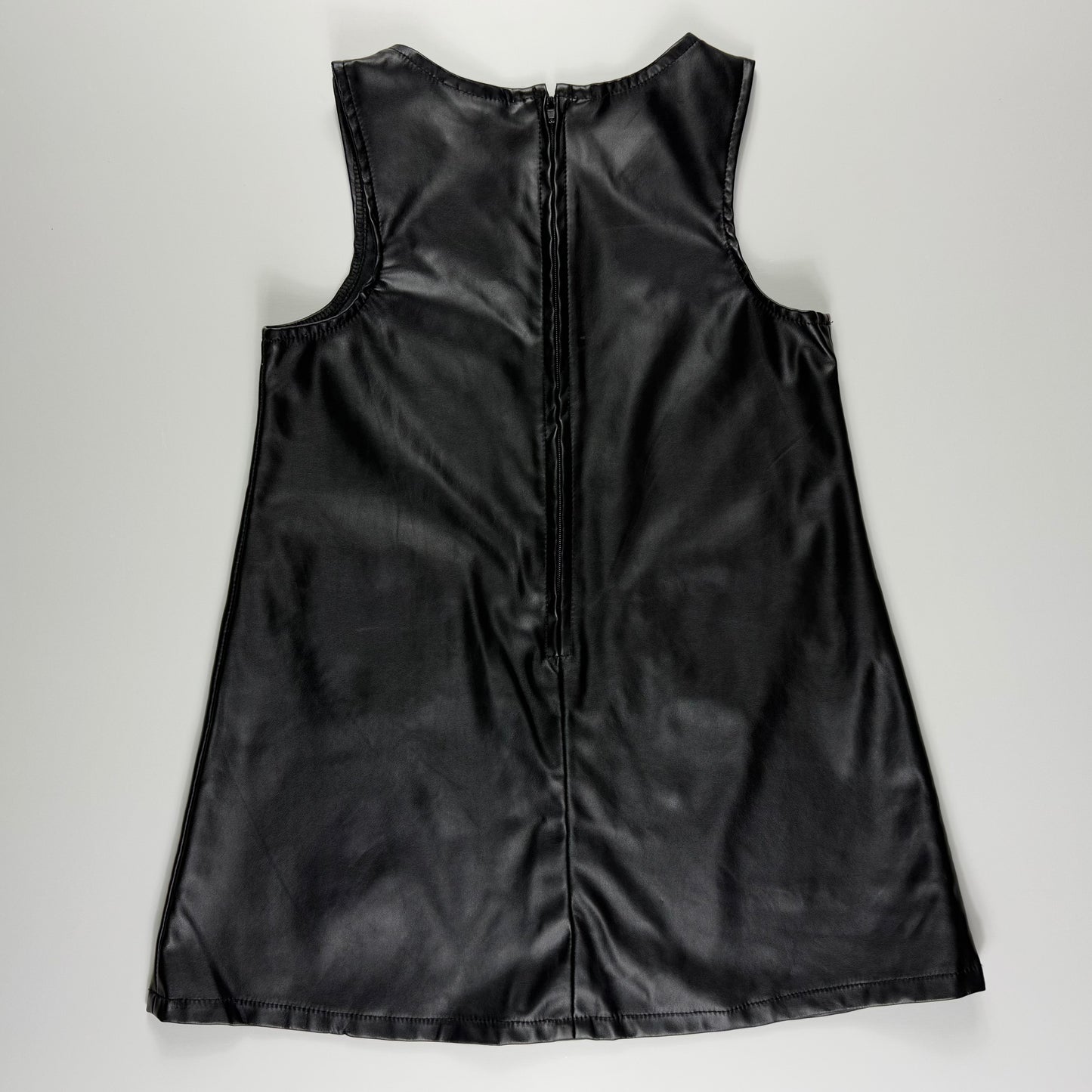 VESTIDO NEGRO FAUX LEATHER PARA NIÑAS | DIVA GIRL | 5