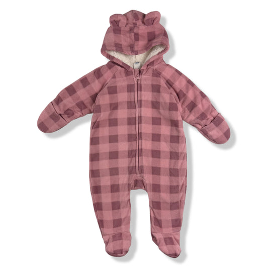 ENTERIZO ABRIGADO CON CAPUCHA | OLD NAVY | TALLA 3-6M