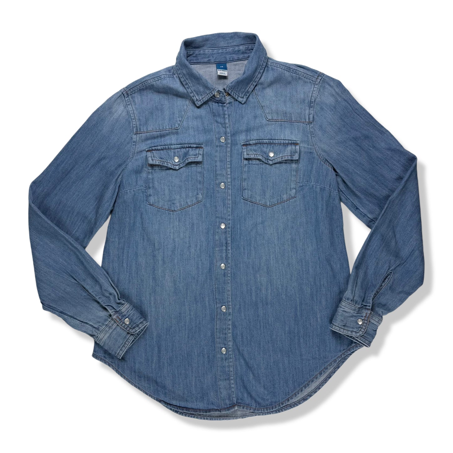 CAMISA DENIM CLÁSICA | OLD NAVY | TALLA XS