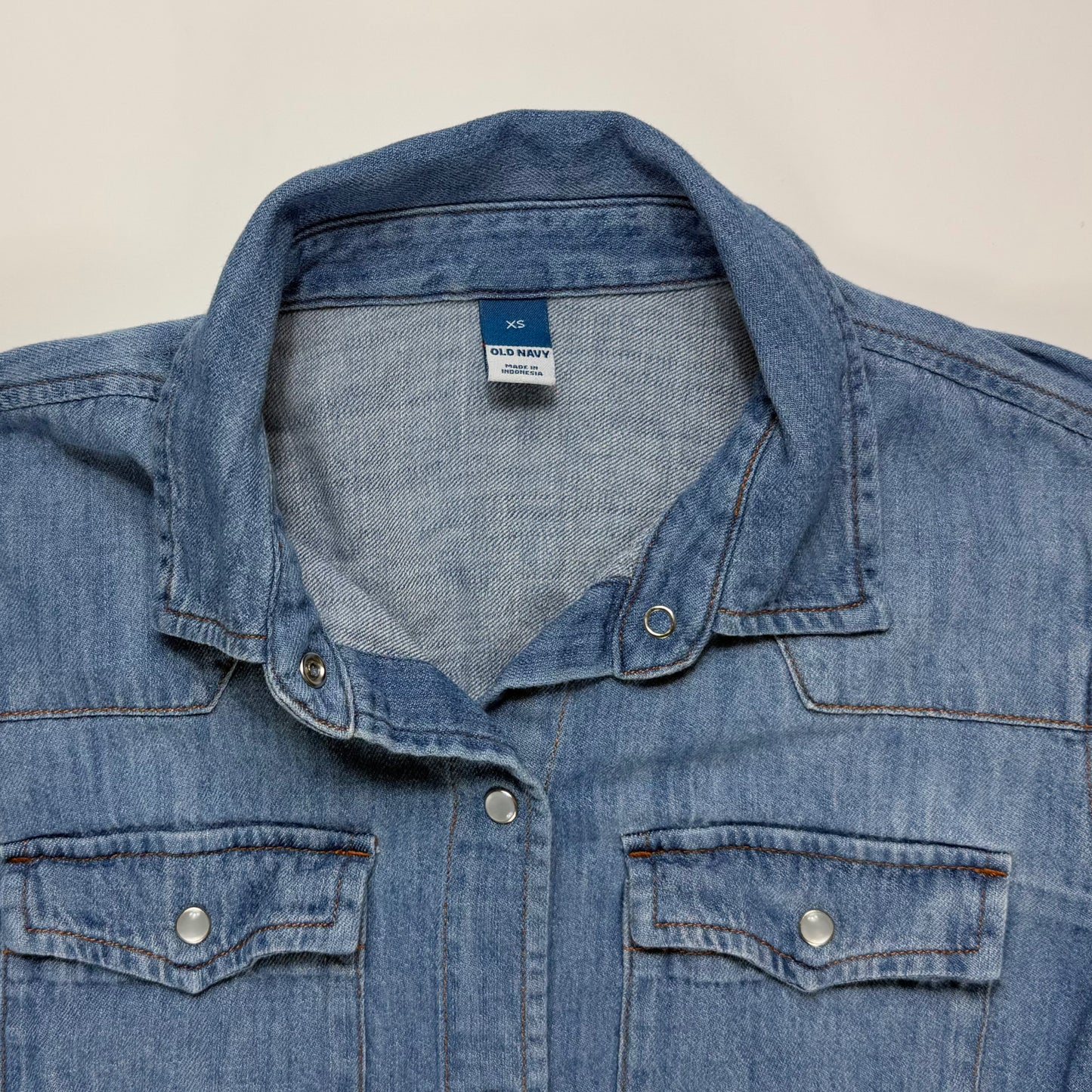 CAMISA DENIM CLÁSICA | OLD NAVY | TALLA XS
