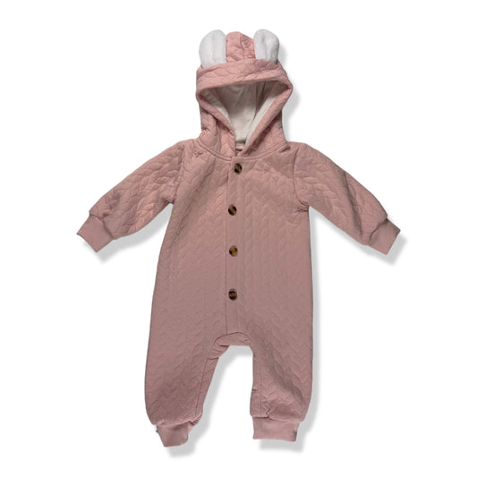 MONO ROSADO ACOLCHADO CON OREJITAS | 6-9M