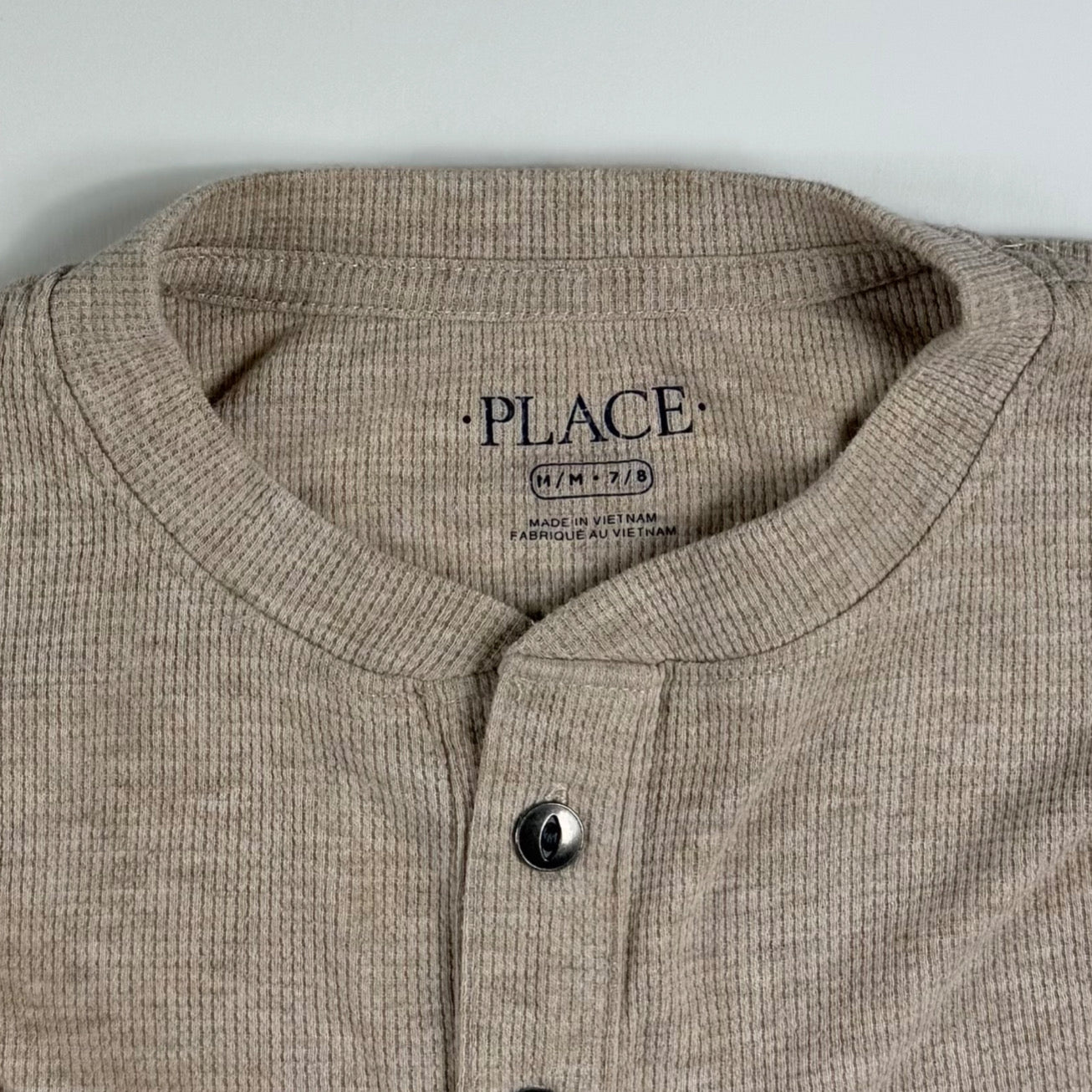 HENLEY WAFFLE BEIGE | THE CHILDREN’S PLACE | 7/8