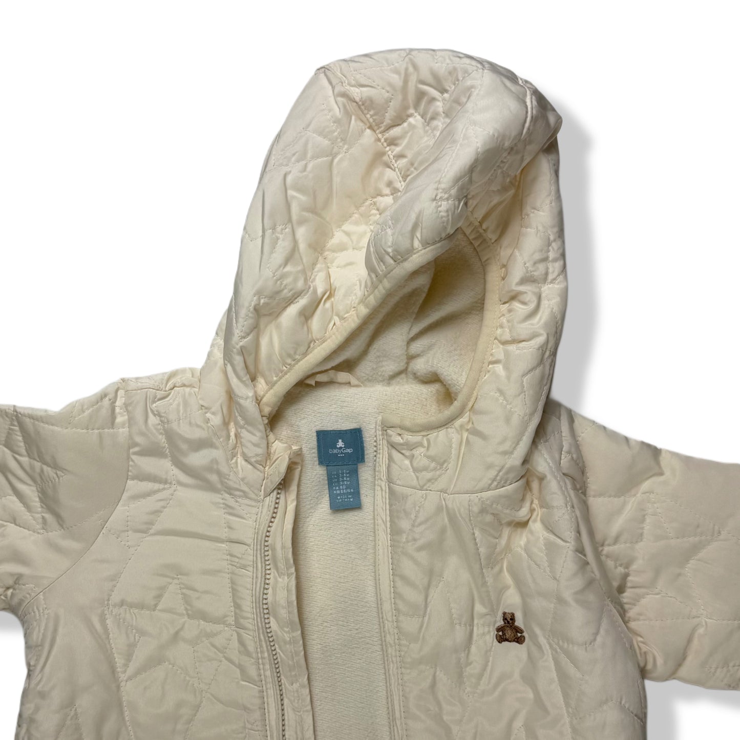 ENTERIZO ACOLCHADO CON CAPUCHA | GAP | TALLA 3-6M