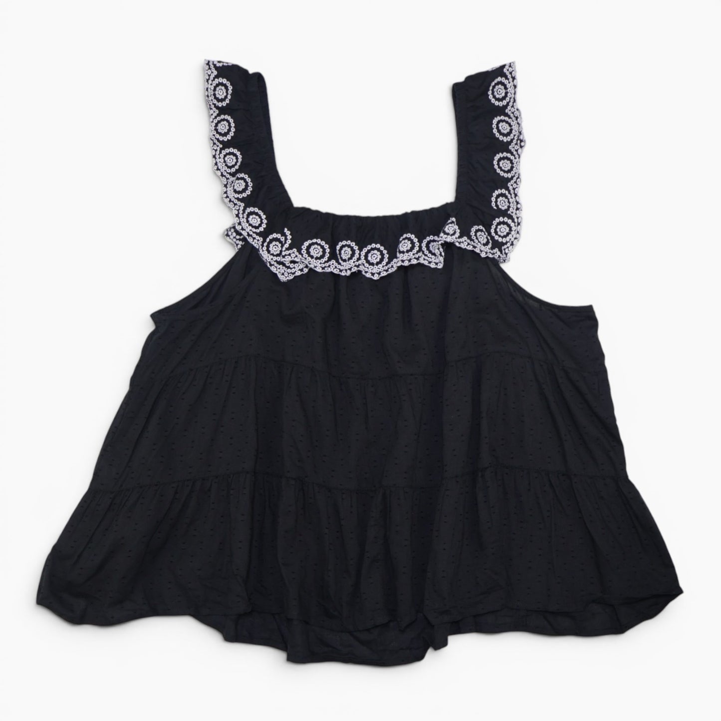 NUEVA CON ETIQUETA | BLUSA NEGRA CON BORDADO | OLD NAVY | TALLA 3X