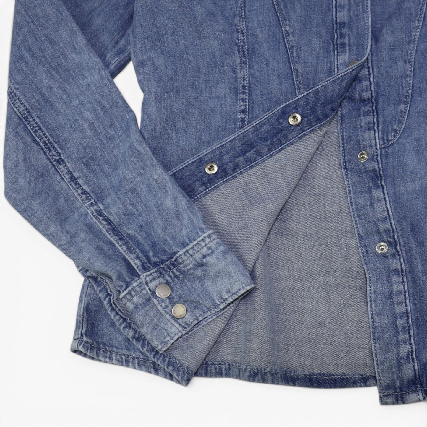 CAMISA DENIM MANGA LARGA | UNIVERSAL THREAD | TALLA 8 (M)
