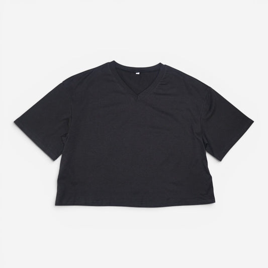 CROPPED T-SHIRT NEGRO | FICERD | TALLA L