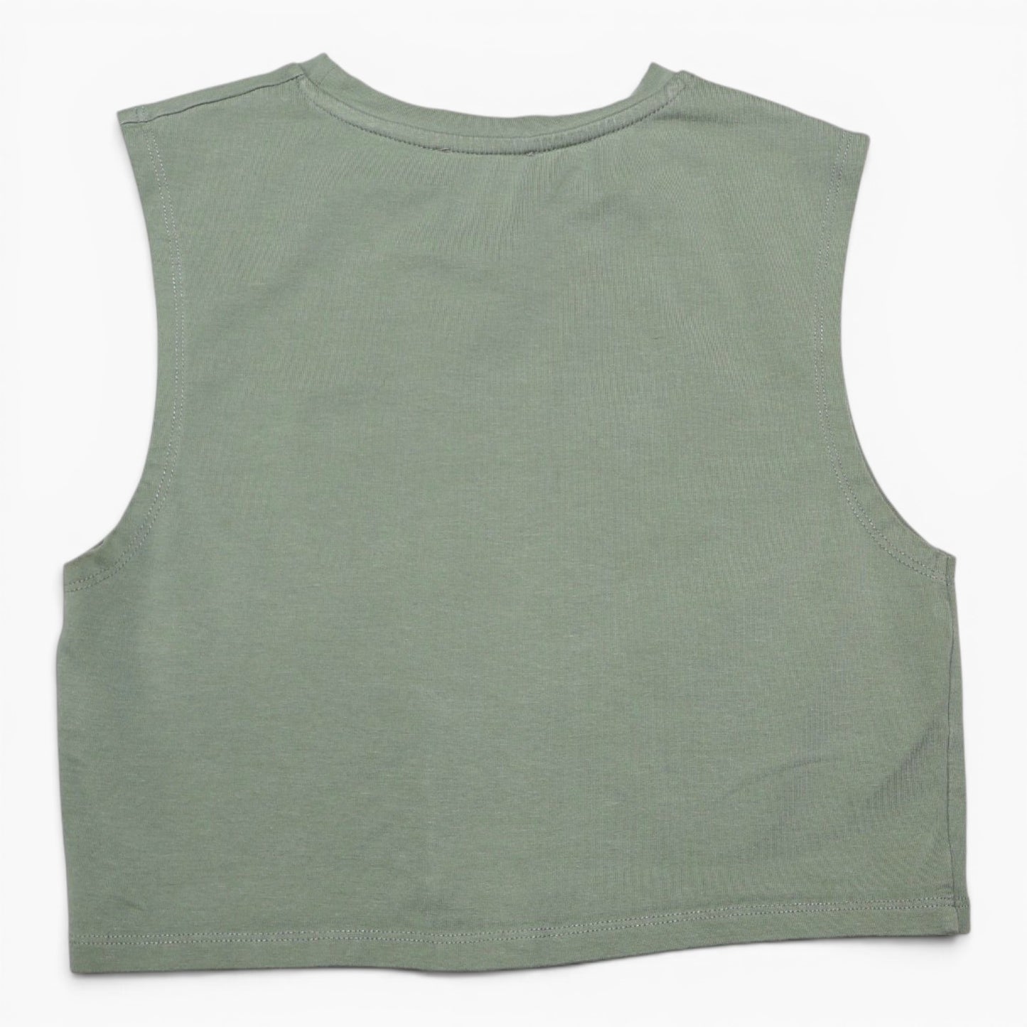 CROP TOP VERDE SIN MANGAS | ZARA | TALLA M